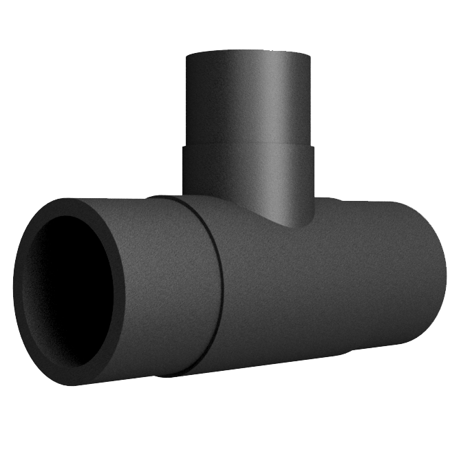 HDPE Molded Reducing Tee HDPE Molded Reducing Tee