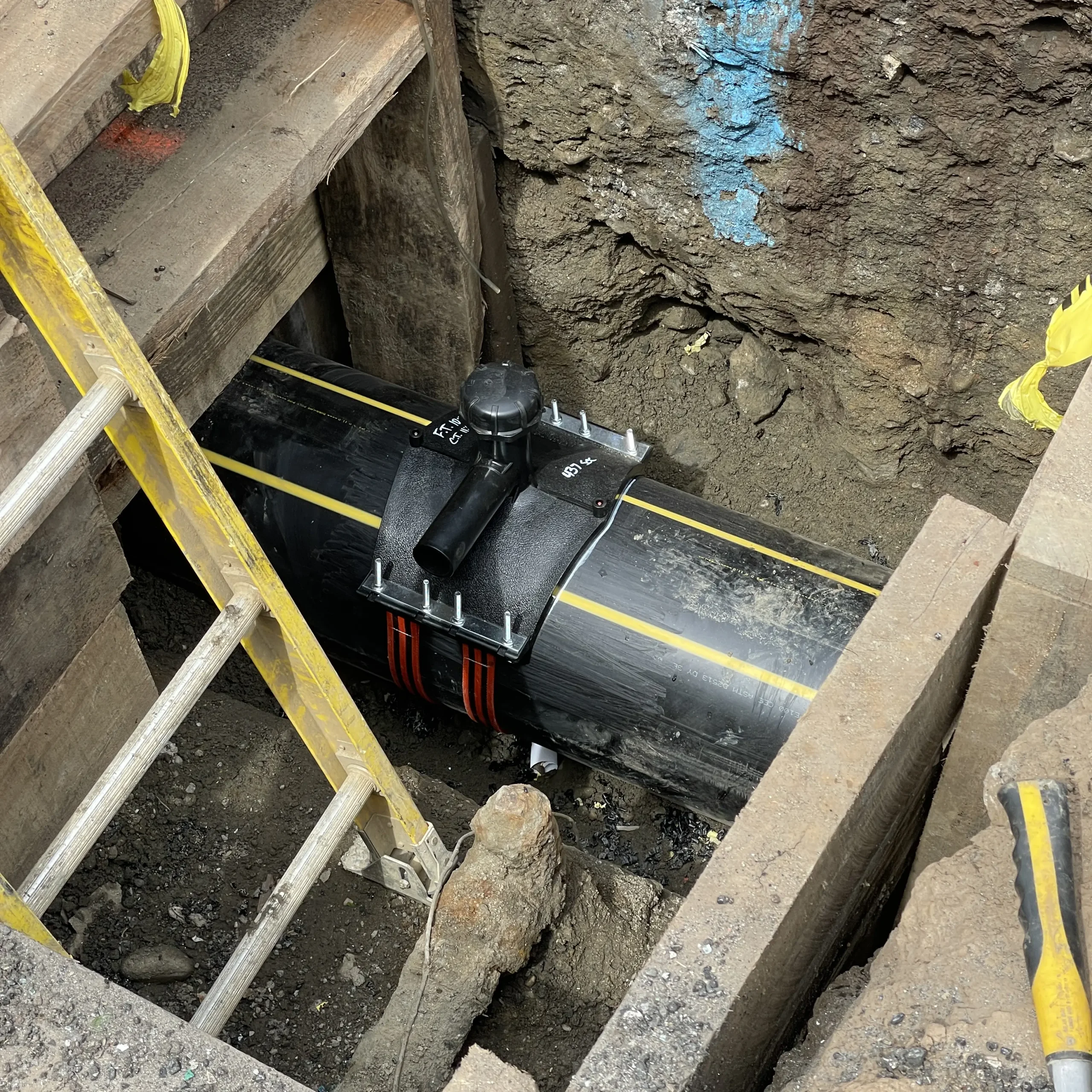 high volume tap tee High Volume Tapping Tee for Natural Gas